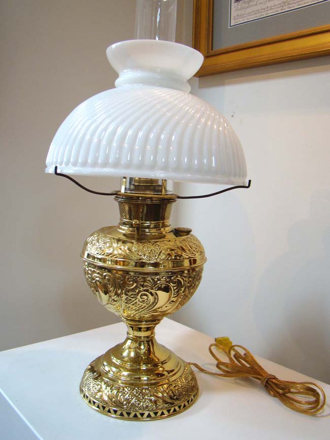 A fine Antique Lamp by Bradley and Hubbard circa 1892